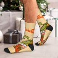 thumbnail image 7 of Pofeuu Gnomes Happy Thanksgiving Print Crew Socks, Adult Running Hiking Socks for Youth and Adult, 7 of 7