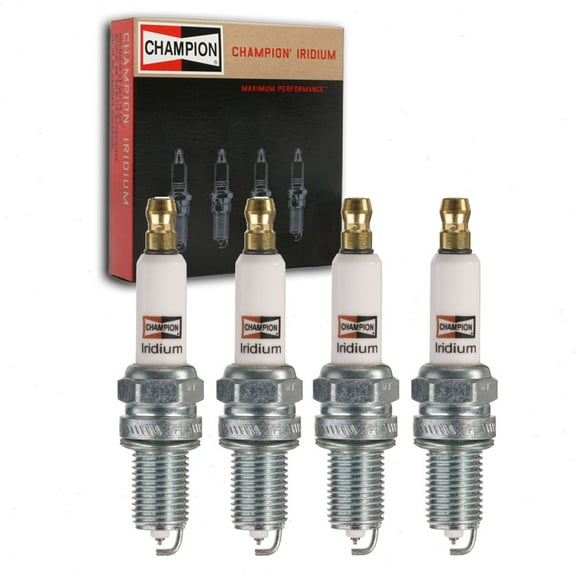 4 pc Champion 9700 Iridium Spark Plugs for Ignition Wire Secondary