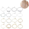 thumbnail image 2 of 16PCS Women Anklet Set Bohemian Shell Beaded Ankle Charm Bracelet Ankle Bracelet, 2 of 4
