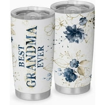 Grandma Cup Stainless Steel 20Oz, Grandma Tumbler, Best Grandma Ever Gifts, Grandma Gifts From Grandchildren, Mother''s Day Gifts for Grandma Nana Mimi