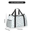 thumbnail image 3 of Disketp Cute Shark Bolsa de Viaje Tipo Duffle, Bolso de Mano para Fin de Semana para Mujer, Bolsa de Gimnasio Ligera para Hombre, Esencial para Viajes, 3 of 7