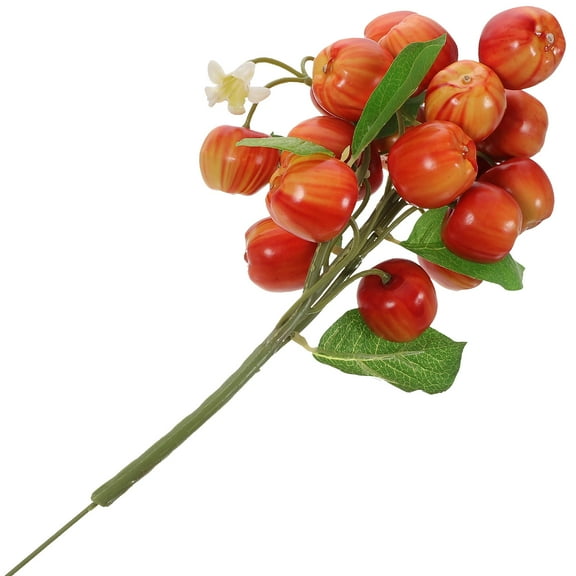 unbranded Artificial Fruit Apples Branch for Home Fruitful Child