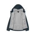 thumbnail image 4 of Little Donkey Andy Women's High-performance Waterproof Rain Jacket Ultra Lightweight Outdoor Rain Coat Shell Black Blue XS, 4 of 7