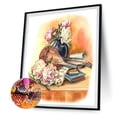 thumbnail image 2 of Wdftyju Kit de pintura de diamantes 5D, libros de flores, taladro redondo completo, diamantes de imitación, arte de pared DIY Wdftyju 6qn9pn0pp2pq0vl1, 2 of 9