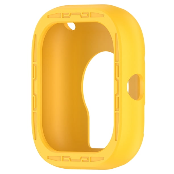 Funda Protectora Silicona WDOplteas para Redmi Watch4 Amarillo