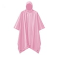 thumbnail image 1 of GDREDA Wraps Cloak Raincoat PU Coating Functional Three In One Block Raincoat for Versatile Outdoor Pink,XXL, 1 of 2