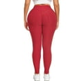 thumbnail image 2 of Yoga Pants for Women High Waisted Ruched Butt Lift Textured Scrunch Leggings Booty Tights, 2 of 5