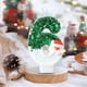 thumbnail image 2 of Nueva vela digital navideña de Papá Noel, verde y blanca, con sombrero rojo y muñeco de nieve., 2 of 4