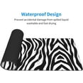thumbnail image 2 of Zebra Texture -Mouse Pad, Big Desk Mat, Extended Gaming Mouse Pad, Mouse Mat with Non-Slip Rubber Base ＆ Stitched, 31.5 X 11.8 in Large Desk Pad for Keyboard, Mouse, Home and Office, 2 of 5