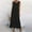 Black, variant on Oplxuo Maxi Dresses for Women Summer 2025 Basic Solid Sleeveless Loose Crew Neck Swing Casual Beach Tank Dress