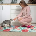 thumbnail image 3 of Pioneer Flower Floral Print Pattern Kitchen Rugs Sets Of 2,Anti Fatigue Kitchen Mat Rugs Non Slip Washable,Decorative Kitchen Floor Mats for Kitchen,Sink,Laundry,17"x30"+17"x47", 3 of 7