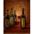 thumbnail image 2 of Monahan, Jodi 12x14 Black Ornate Wood Framed with Double Matting Museum Art Print Titled - Glass of Wine, 2 of 4