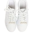 thumbnail image 2 of Ofertas Únicas 1 Par de Encantos para Cordones en Forma de Corazón, Accesorios de Zapato de Perlas Falsas, Tono Dorado Beige, 2 of 5