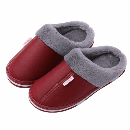 

JUSTUP womens Comfort Cotton on Scuff With Memory Foam and Anti-skid Sole Slipper（5-5.5）