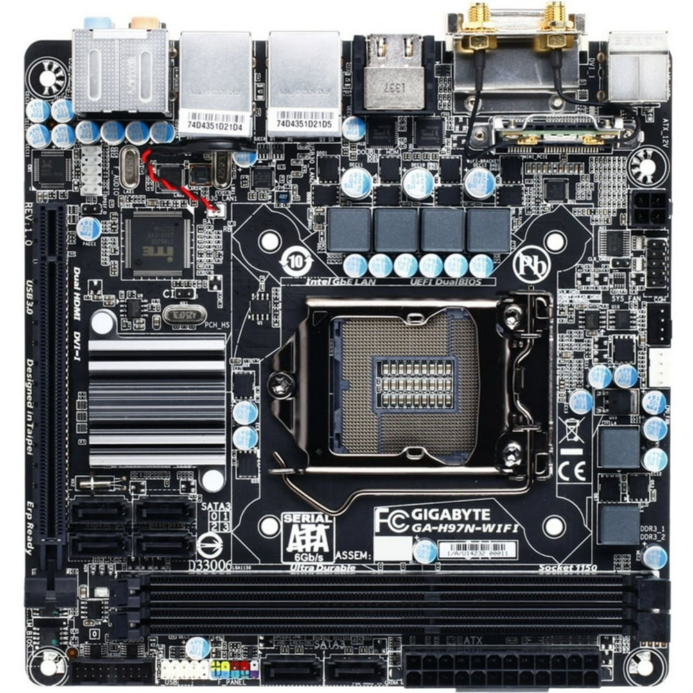 Gigabyte Ultra Durable GAH97NWIFI Desktop Motherboard, Intel Chipset