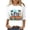 #346-White, variant on Women's Loose Cute Rabbit Egg Print Casual Happy Easter Day Crewneck 3/4 Sleeve Blouses Gifts