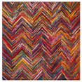 thumbnail image 3 of Safavieh  Aruba Reba Boho Abstract Rug 6'7" x  6'7" 8' Square,6' Square Indoor Living Room,Bedroom,Dining Room Square, 3 of 5