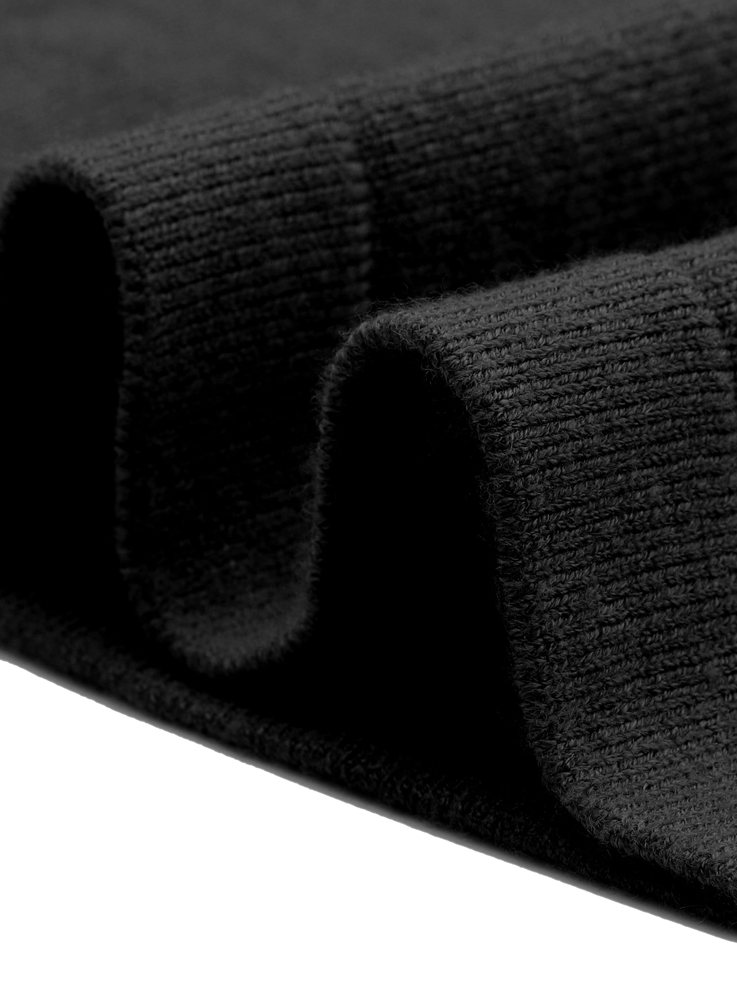 DARING DIVA Women's Crewneck Long Sleeve Stretchy Pullover Sweaters M Black