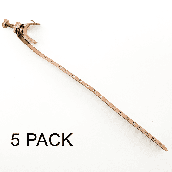 5 Pack Copper Ground Straps UL Listed 9" DirecTV Cables Approved Satellite Electrical