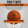 thumbnail image 5 of WAWAWEWA The Official Silent Basketball Size 7 (29.5\") – Indoor Basketball for Quiet Dribbling – Grooved Airless Indoor Training PU Foam Basket Ball – Real Feel Silent Play for All Ages, 5 of 7