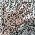 thumbnail image 3 of Floral Tulle Curtains with Rod Pocket, Monochrome Leaves Abstract Design Botanical Arrangement Gardening Inspiration Print, Sheer Drape for Wedding Party 2 Panels, 7 Sizes, Black White, by Ambesonne, 3 of 3