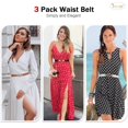 thumbnail image 4 of JASGOOD Skinny Elastic Belts for Women Dresses Retro Stretch Ladies Belt Set of 4, 4 of 10