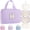 Purple, variant on Yoolife Hanging Initial Makeup Cosmetic Bag for Women, Travel Toiletry Bag Organizer for Women, Travel Essentials, Birthday Gifts for Her, Pink, P