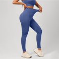 thumbnail image 2 of Women's High Waisted Scrunch Yoga Pants, Butt Lifting Peach Butt Fitness Leggings for Women, Soft Comfortable High Rise Workout Pants for Gym, Yoga and Daily Wear Purple, 2 of 7