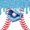 White Blue 04, variant on Homewish Pink Baseball Gloves Zipper Twin Comforter Sets with Fitted Sheet and 2 Pillowcases for Kid, Ice Cream Drip Zipper Bedding Set, Polka Dots Reversible, 4 Pieces
