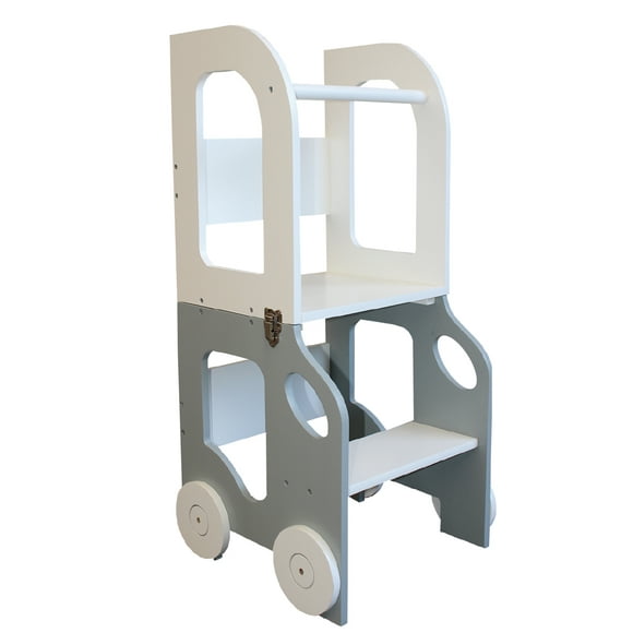 Torre De Aprendizaje Montessori en Color Gris Casual Home TAM89 / TORRE APRENDIZAJE_GRIS_METODO MONTESSORI