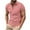 Hot Pink, variant on Men's Casual Polo Shirts Classic Button Basic Short Sleeve Fashion Golf Collared Shirt Black XL