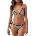 thumbnail image 1 of Disketp Retro Hippie Groovy Mushroom para Bañador de Dos Piezas para Mujer, Bikini Sexy Halter String, Conjunto de Bikini en Triángulo, 1 of 6