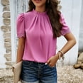 thumbnail image 5 of Basic T Shirts for Women Everyday Casual Loose Fit Summer Short Sleeve, 5 of 6
