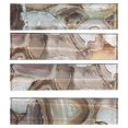 thumbnail image 3 of Myst Toffi Brown 3-in. x 12-in. Subway Brick Joint Marble Look Polished Glass Mosaic Wall Tile, 3 of 7