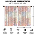 thumbnail image 2 of Blackout Kids Curtains,Pioneer Flower Childrens Insulated Curtains Set Of 2,Bedroom Essentials,Toddler Room Decor 42x63in(106x160cm), 2 of 4
