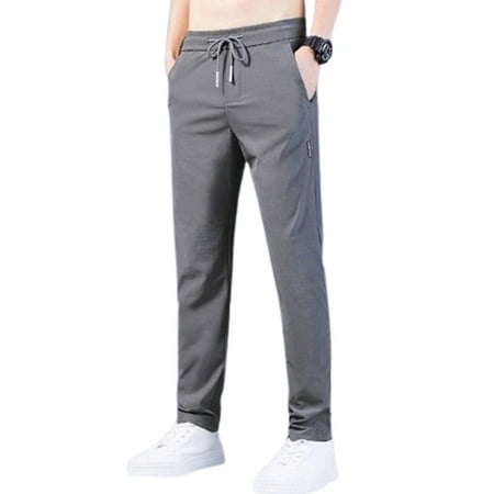 

Men s Fast Dry Stretch Pants with Quick-drying Loose Fitting Design for Fitness Enthusiasts Gifts 3XL Dark Gray