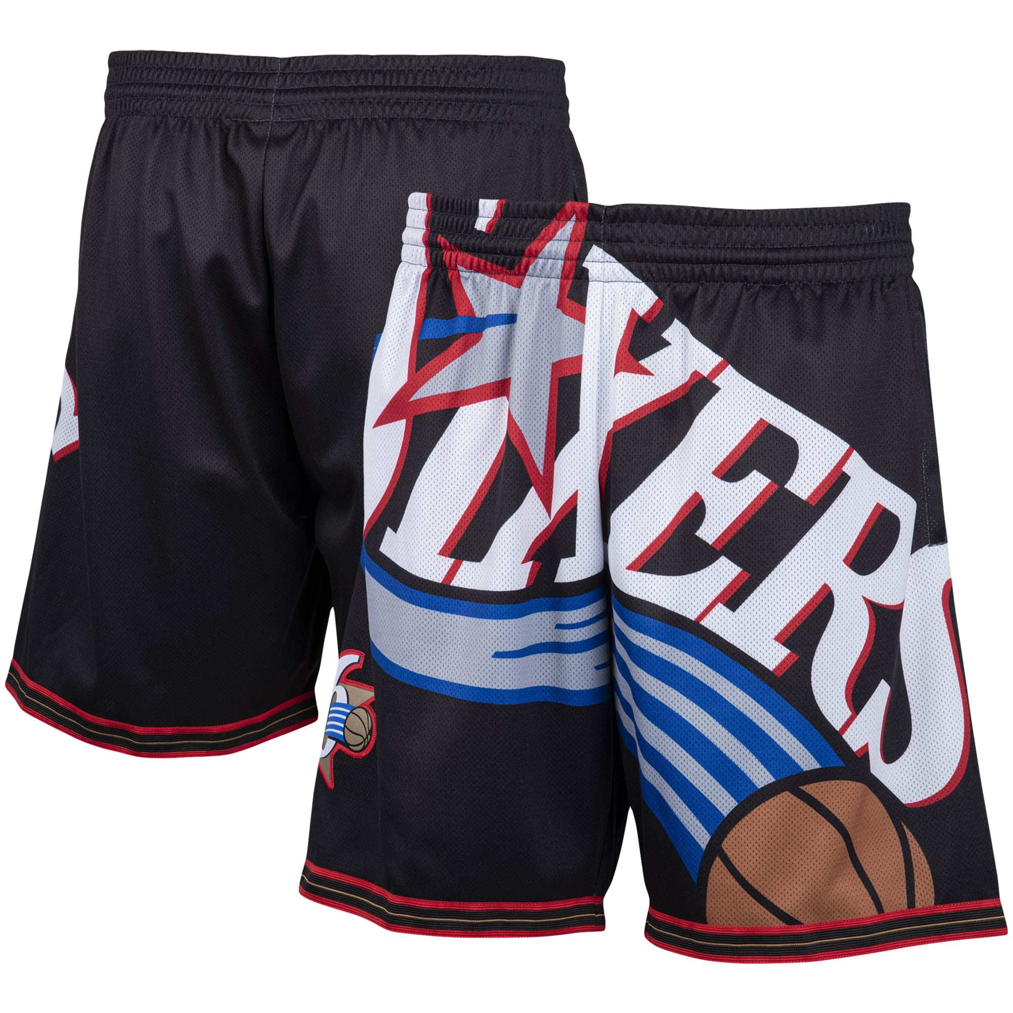76ers big face shorts