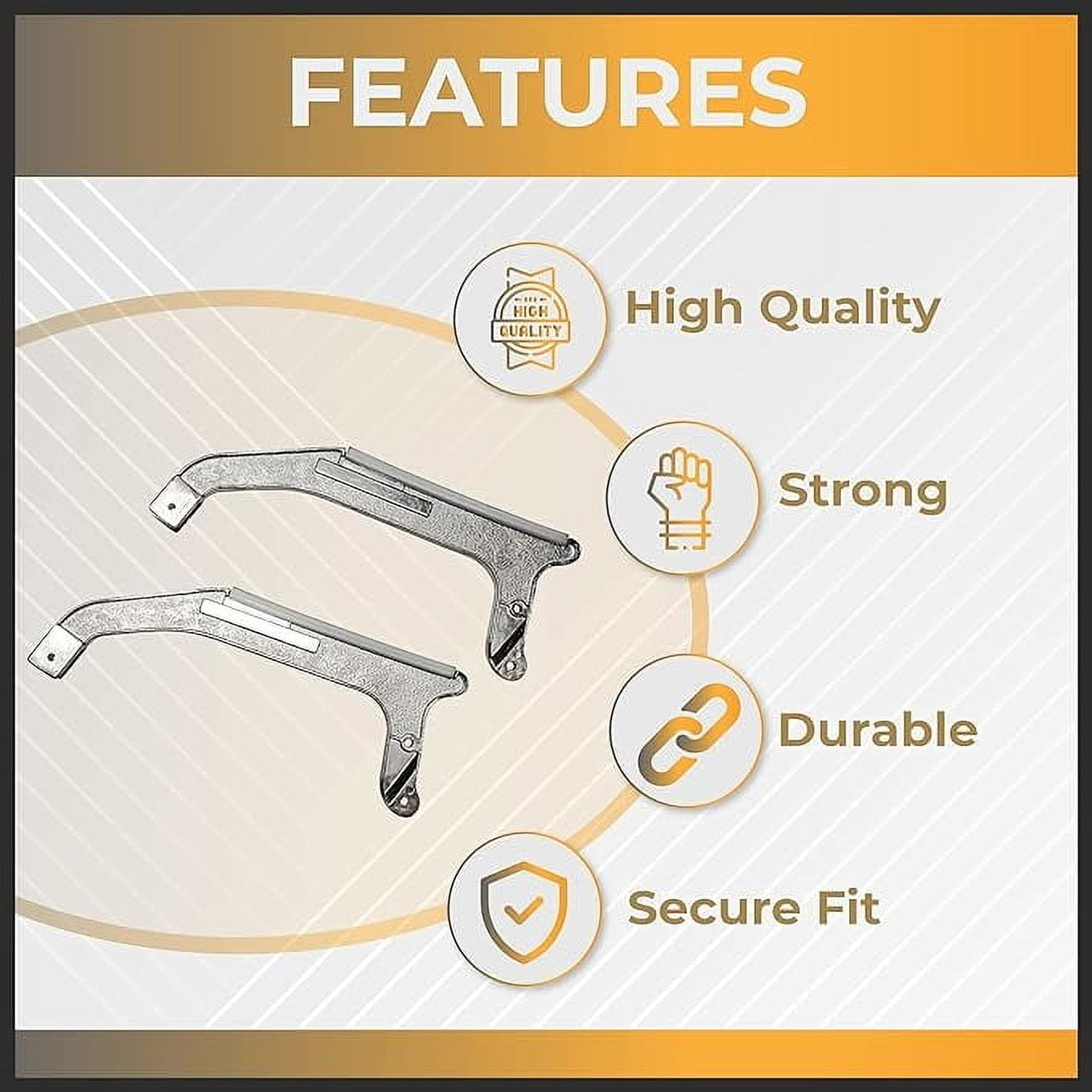 HaulPro Stair Climber Kit for Hand Trucks – Fits 8" & 10" Wheels, 500 lb, Aluminum Skid Bars