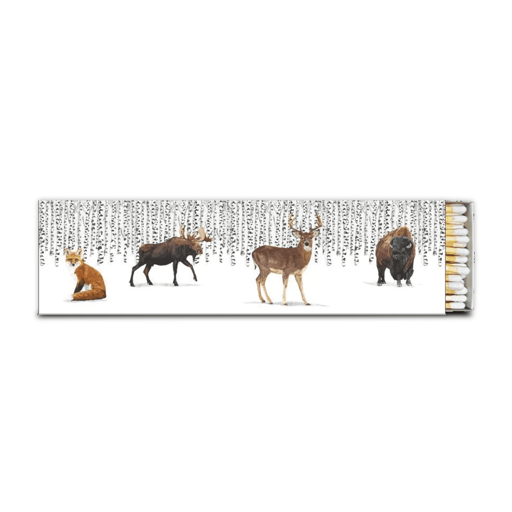 Paperproducts Design Long Matches, Wilderness Animals