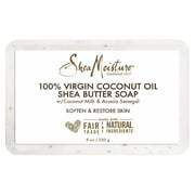 SheaMoisture 100% Virgin Coconut Oil Shea Butter Bar Soap 8.0 OZ