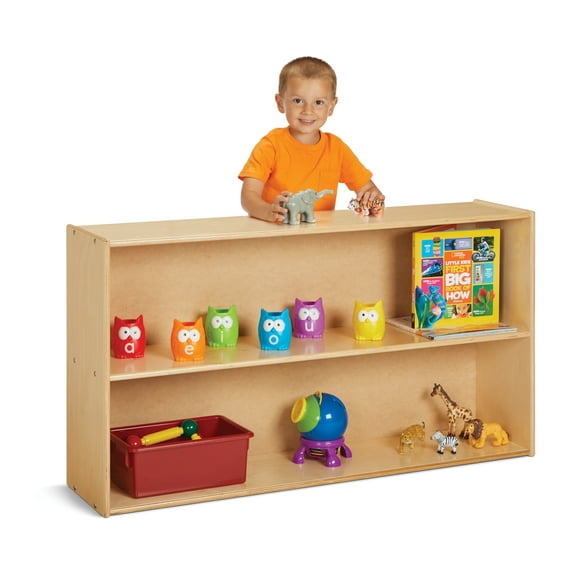 Wooden Classroom Toy Storage Bookshelf