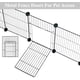 thumbnail image 4 of Corral Para Mascotas LANGXUN DIY con Puerta y Estera Impermeable para Animales Pequeños, 4 of 8