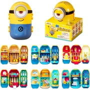 Minions Blind Box 3 Pack - Bundle with 3 Despicable Me Mystery Mini Figures Plus Stickers, More | Minions Mystery Figures with Accessories Blind Box Decor