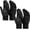 Black, variant on Fgnfyis Winter Gloves for Men Women Upgraded Touchscreen Cold Weather Thermal Warm Knit 2 Pairs Running Driving Mittens Pink