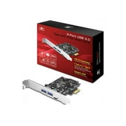 Vantec UGT-PC331AC 3-Port USB 3.0 Type A and C Port PCIe Host Card, Silver