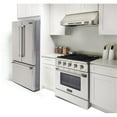 thumbnail image 6 of Kucht Professional 30" Modern Stainless Steel Natural Gas Range in White/Silver, 6 of 15