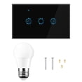 thumbnail image 3 of Interruptor Wifi Inteligente Control Táctil Interruptor De Panel De Atenuación Continua Para Incandescente Compatible Con Amazon Alexa Asistente De Google Speravity EL013547-04, 3 of 6