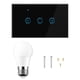 thumbnail image 3 of Interruptor Wifi Inteligente Control Táctil Interruptor De Panel De Atenuación Continua Para Incandescente Compatible Con Amazon Alexa Asistente De Google Speravity EL013547-04, 3 of 6