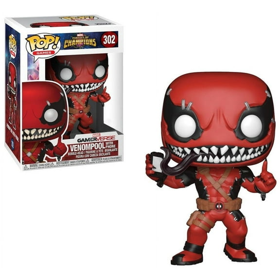 Funko POP! Marvel Venompool with Phone Vinyl Bobble Head