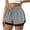 Light Gray, variant on REDESS Shorts for Women Athletic Shorts with Liner for Gym Workout Running,Black